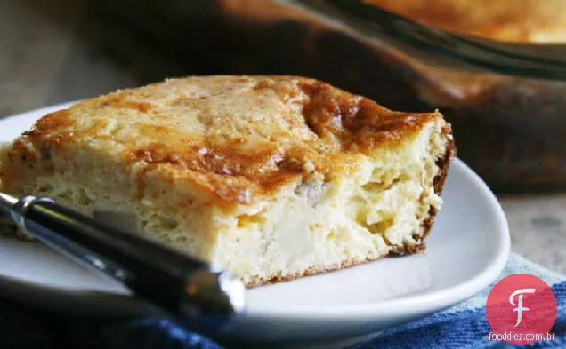 Cheesy Rosbife Hash Egg Bake