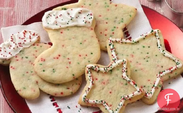 Confetti Christmas Cutout Cookies