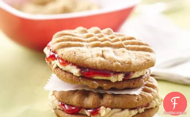 PB & J Sandwich Cookies