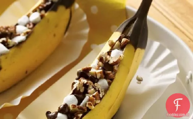 Barcos De Banana Grelhados