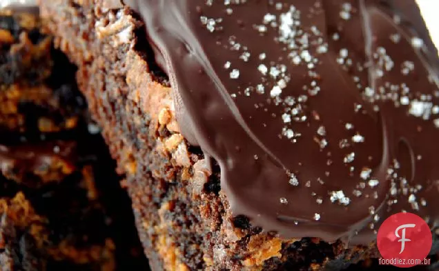 Salted Dulce De Leche Swirl Brownies