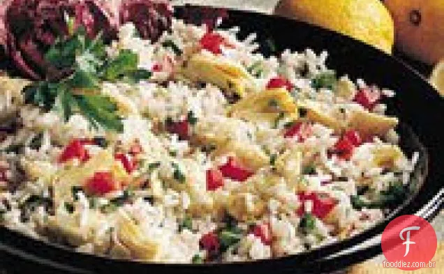 Alcachofra-Salada De Arroz