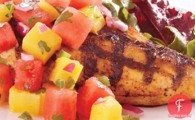 Frango Com Melancia-Salsa de Manga
