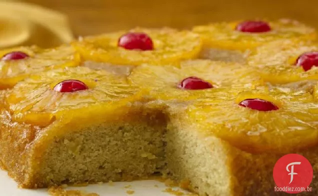 Bolo De Abacaxi Sem Glúten De Cabeça Para Baixo