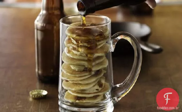 Mancakes de Cerveja e Bacon