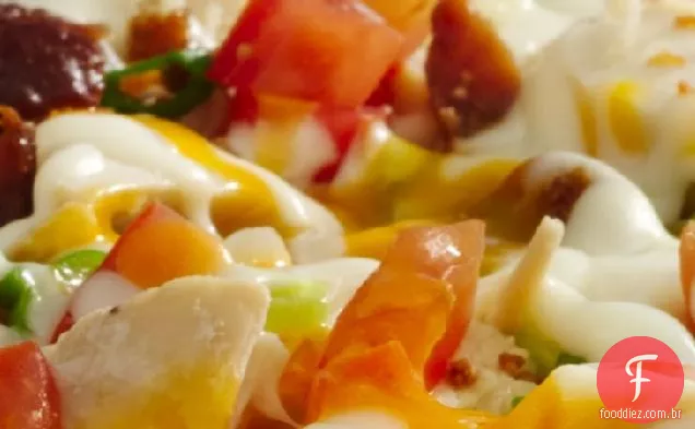 Frango grelhado e Bacon Rancho Pizza