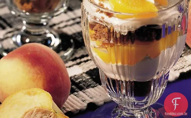Caramelo Cremoso-Parfaits De Pêssego