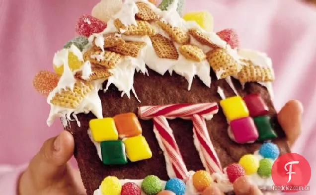 1-2-3 Casas De Pão De Gengibre