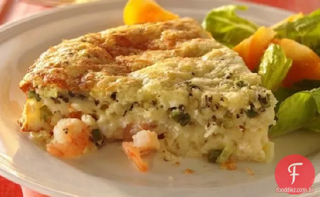 Torta De Camarão Incrivelmente Fácil