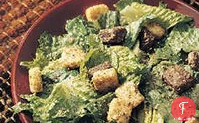 Salada de alho e Romaine (tamanho da multidão)