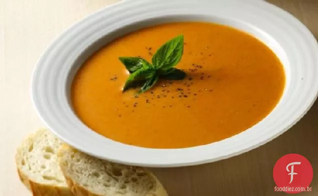 Sopa De Pimenta Vermelha Doce Assada