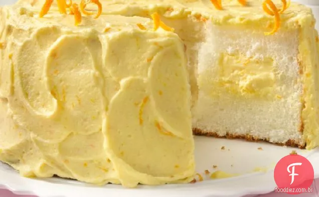Laranja Creme Anjo Comida Bolo