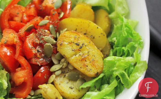 Batatas Novas, Tomates E Alface