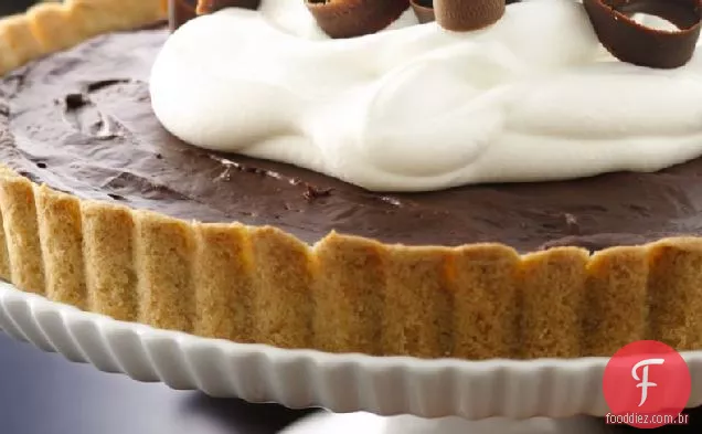 Torta De Chocolate Escuro Fudgy (Farinha De Trigo Integral Branca)