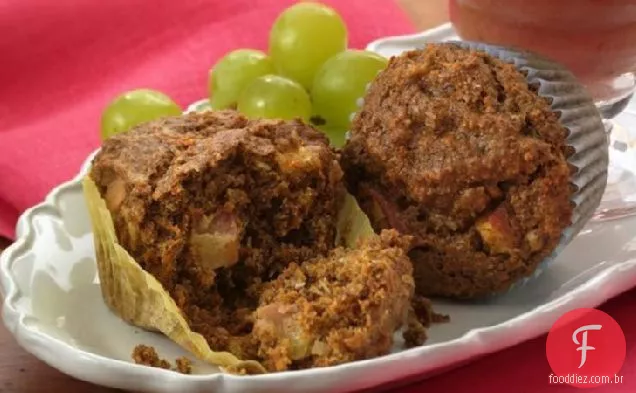 Muffins De Colheita Dourada De Linhaça