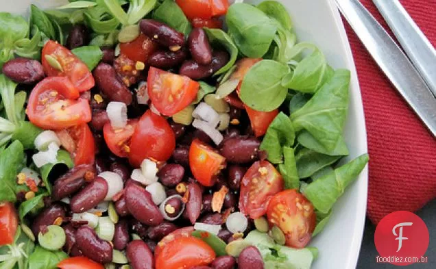 Alface Vermelha, Tomate Cereja E Cordeiro