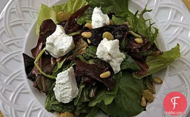 Salada De Campo Com Vinagrete Balsâmico Fresco