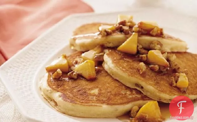 Panquecas De Pêssego Praliné