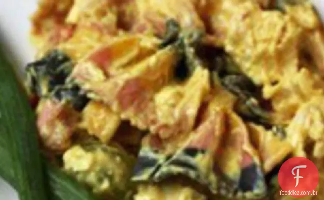 Salada De Macarrão Com Curry De Frango