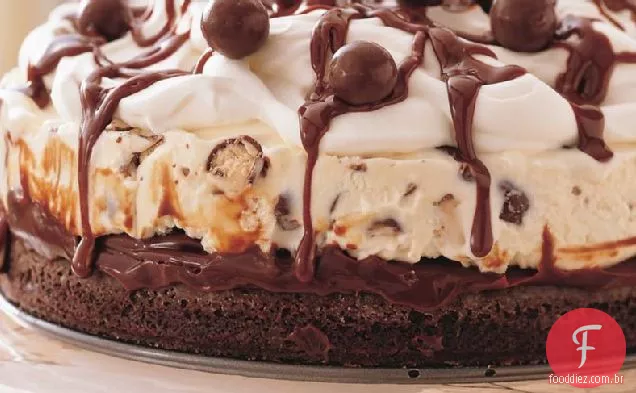 Bolo De Sorvete De Malte De Chocolate
