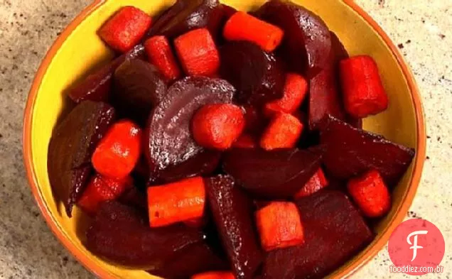 Mel-Beterraba E Cenoura Torradas Com Vidro Balsâmico