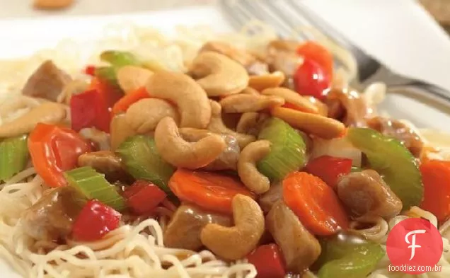 Caju Porco Chow Mein