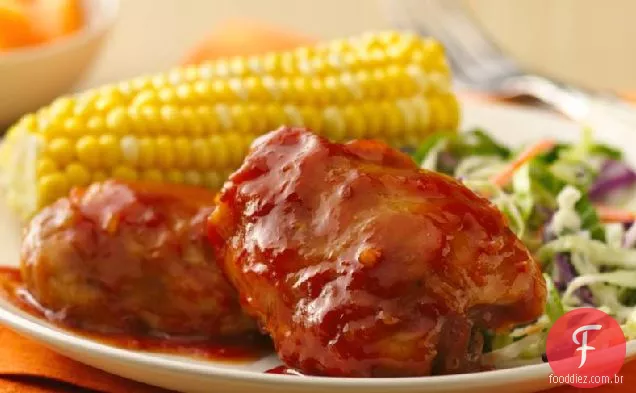 Slow-Cooker Saucy Laranja-Frango Grelhado