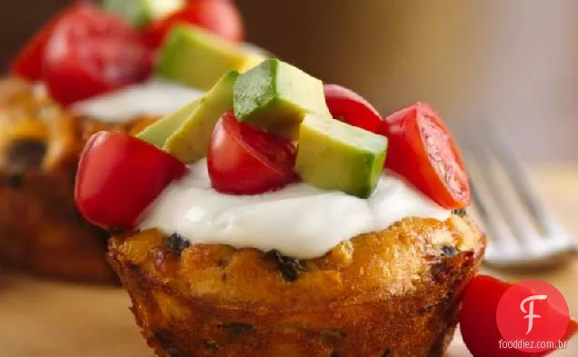 Impossivelmente Fácil Mexicano Mini Tortas Vegetarianas