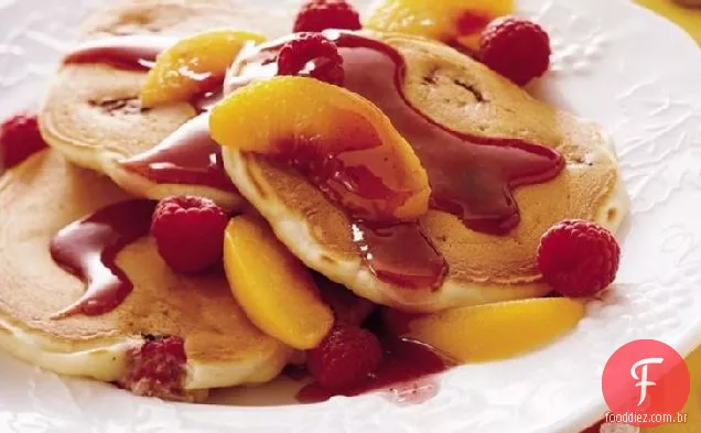 Panquecas Melba Pêssego