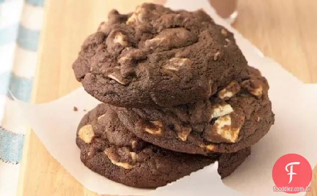 Biscoitos em preto e branco