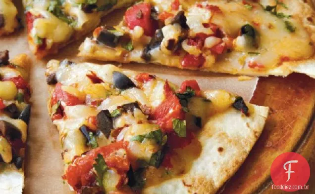 Open-Face Chile-Queijo Quesadillas