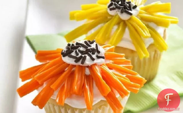 Flower-Power Cupcakes