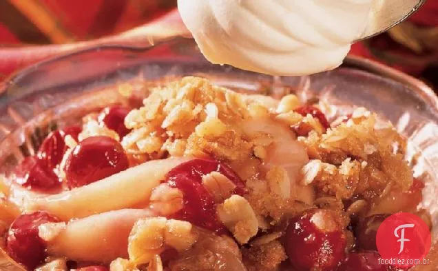 Pêra-Cranberry Crisp