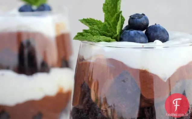 Triple-Chocolate Brownie Trifle