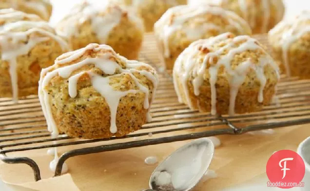 Iogurte De Limão-Muffins De Sementes De Papoula