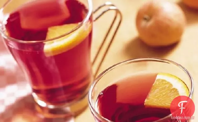 Slow-Cooker Spiced Cranberry-Cidra De Maçã