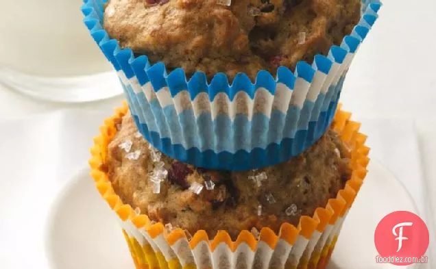 Cereais Maçã-Cran Muffins
