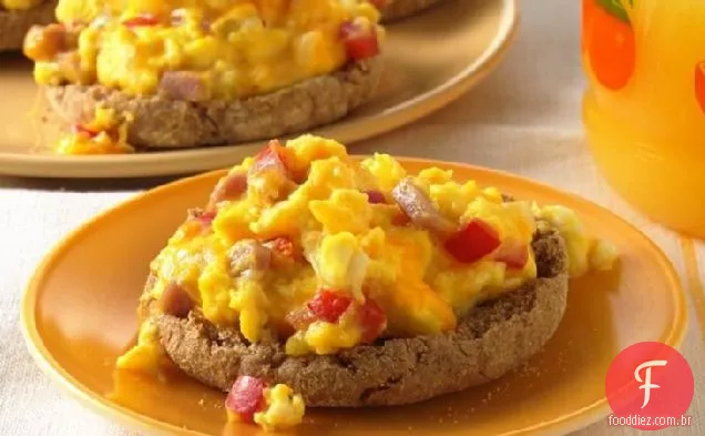 Inglês Muffin Breakfast Pizzas