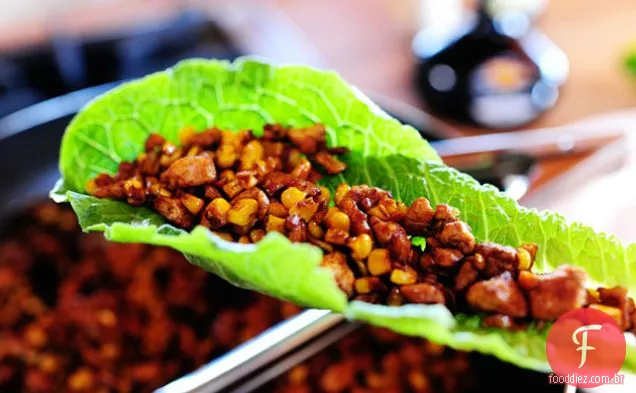 Wraps De Alface Vegetariana