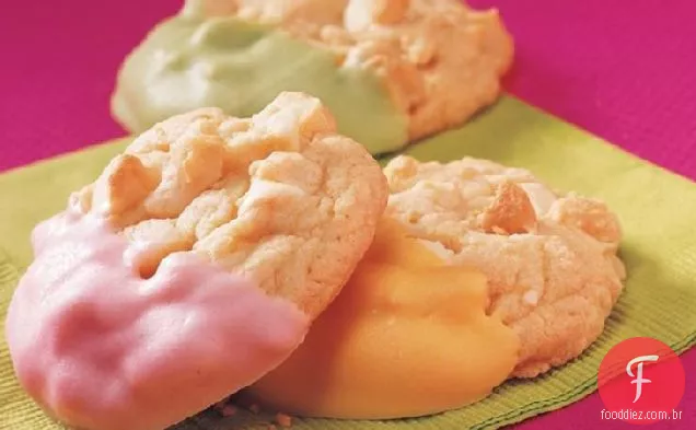 Biscoitos De Macadâmia Com Chocolate Branco