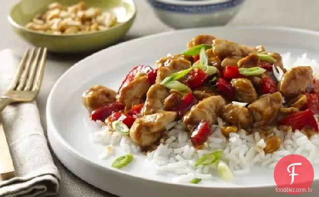 Frango Com Amendoim Picante