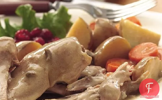 Jantar De Peru Cozido Lento
