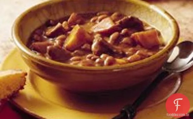 Ensopado de Cowboy de fogão lento (cozinhar para 2)