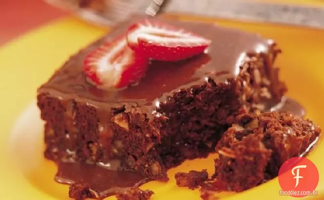 Morango-Fudge Brownies