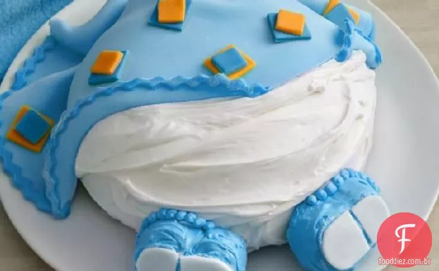 Bolo de bebê-é um menino!