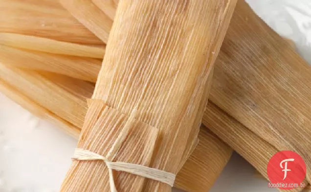Frango, Chiles e tamales de queijo
