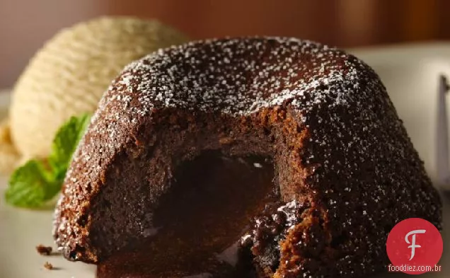 Bolos De Café Expresso De Chocolate Derretido