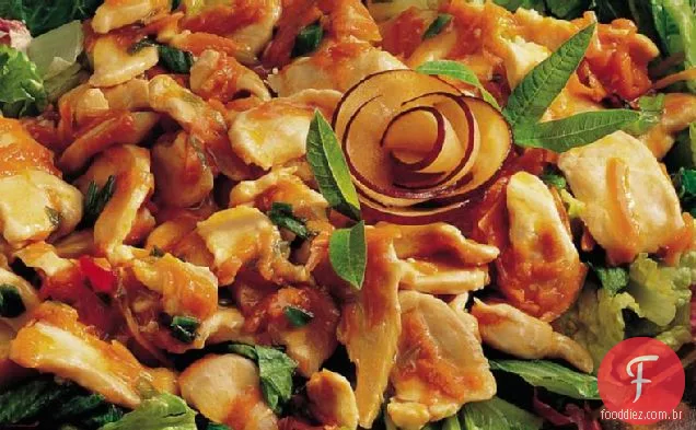 Salada de Frango SEM GLÚTEN Com Molho De Ameixa