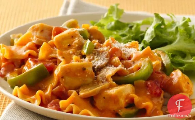 Fácil Frigideira Frango Cacciatore