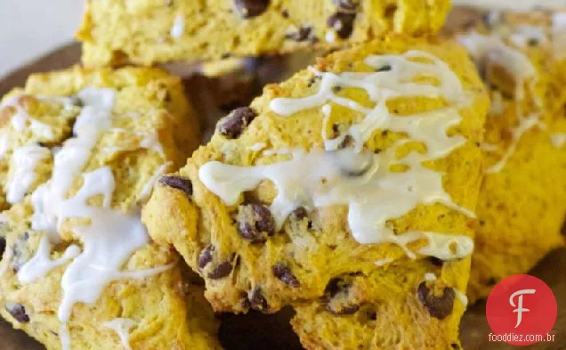 Abóbora Chocolate Chip Scones